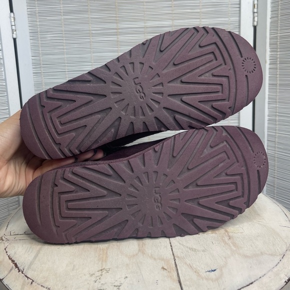 Ugg Bailey Button Bling Swarovski Crystal Boots Port Size 6 - Picture 7 of 11